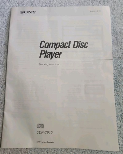 Sony cdp c910 lettore - sony, cd