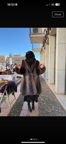 Cappotto donna pelliccia - cappotto, in