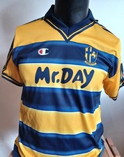 💛Maglia home AC PARMA 00/01 champion new JUNIOR tg XL 14 anni+Shorts omaggio💙