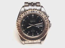 Seiko Kinetic SQ vintage orologio day date uomo ref 5M43 0A90 ibrido 39 mm leggi