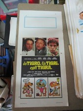 IO TIGRO TU TIGRI EGLI TIGRA LOCANDINA ORIGINALE PRIMA EDIZIONE
