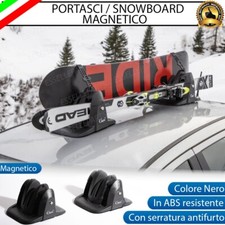 PORTASCI PORTA SCI PORTA SNOWBOARD MAGNETICI CON CHIAVE PER FIAT PANDA I