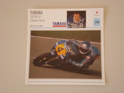 Scheda moto yamaha yzr 500 - -,