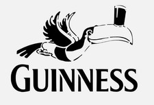 Stencil Toucan Guinness Mylar