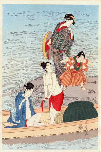 Véritable estampe japonaise - estampe,