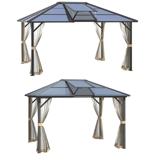 Outsunny hardtop polycarbonate - outsunny,