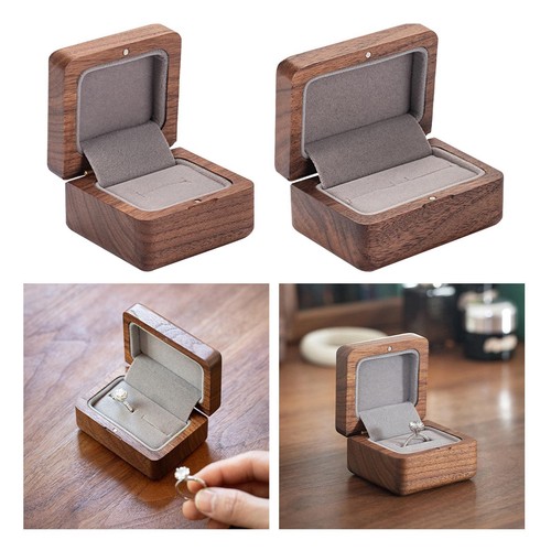 Scatola per anelli legno - scatola,