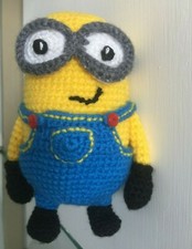 Minion Bob pupazzo Cattivissimo me Personaggio handmade waldorf doll uncinetto