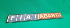 scritta posteriore Fiat Abarth  fiat ritmo abarth 130tc