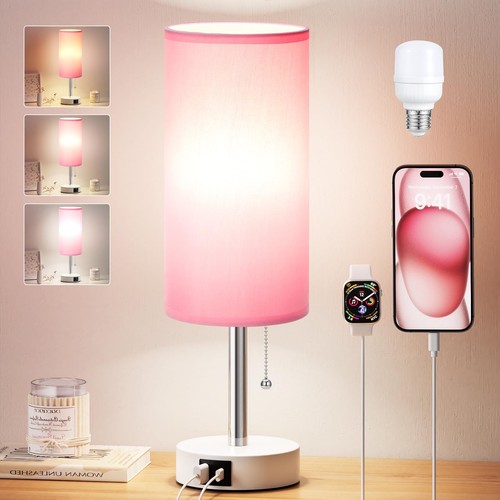 Lampada comodino rosa - comodino,