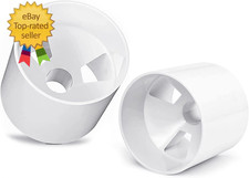 2PCS Golf Hole Cup,Abs Ivory