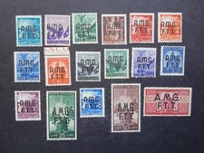 1947 ITALIA Trieste A serie democratica serie completa 17 valori MNH escluso uno