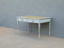 Scrivania scrittoio st.Luigi XVI laccata Shabby Chic, '900 - L 122,5 x P 75 cm!