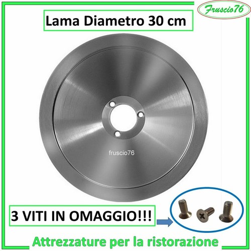 Lama acciaio affettatrice - lama,