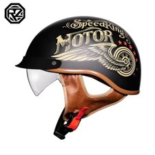 Casco Moto Retrò Mezza Faccia