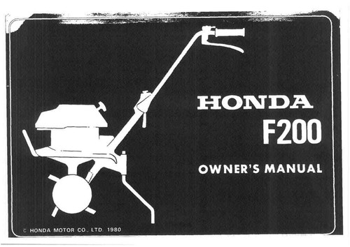 Manuale operatore honda - manuale,