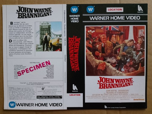 Jaquette vhs brannigan - vhs,