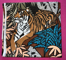 Tissu vintage  coton Tigre