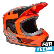 Casco FOX V1 DIER adolescenti arancione bambini casco moto casco MX moto cross enduro