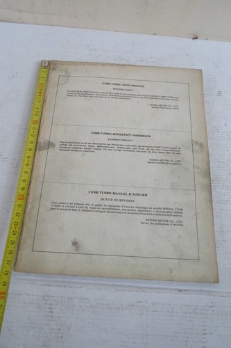 Manuale officina honda cx - manuale, di
