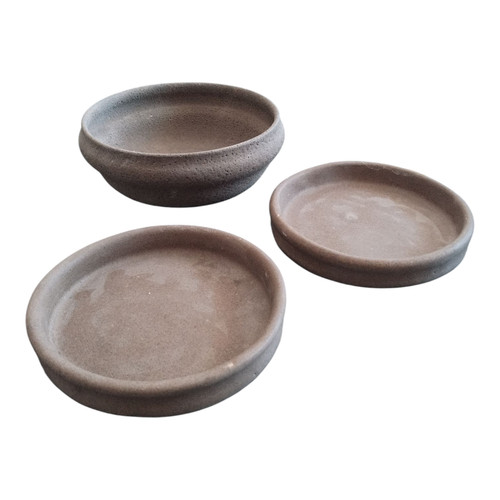 Trio ciotole terracotta - ciotole, in