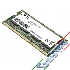 Memoria RAM PNY DDR3 8GB SODIMM 1600MHz Notebook Laptop No Confezione