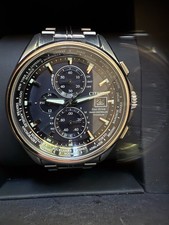 Citizen the Pilot Titanium eco drive radio controlled AT8130-56L