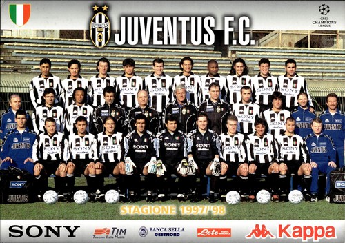 Cartolina squadra juventus - squadra,