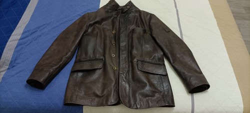 Giacca pelle marrone di - in,