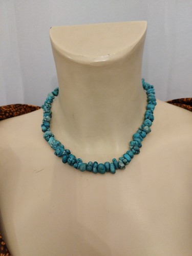 Collana pietra turchese - in,