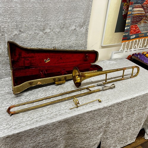 Vintage getzen trombone - trombone, super