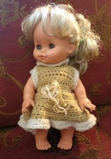 Simpatica Bambola Zanini Zambelli ZZ, con  bel vestitino, alta 32cm. 