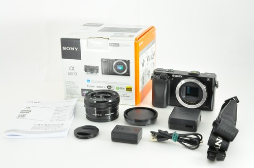 Sony alpha α6000 nera con - α6000, e