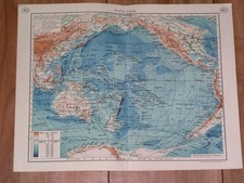 1938 MAPPA ORIGINALE D'EPOCA