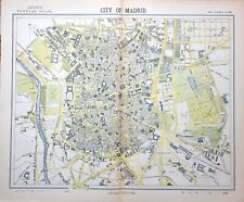 1882 LETTS MAPPA CITTÀ DI