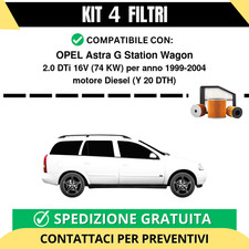 Kit 4 Filtri Tagliando per