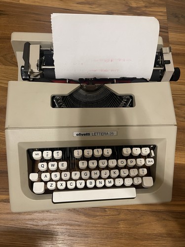 Olivetti lettera portable - olivetti, 25