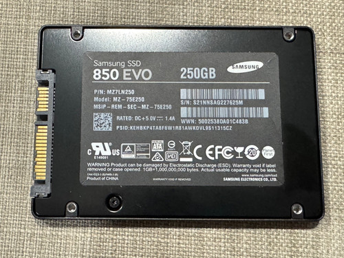 Samsung 850 evo 250 ssd - evo,