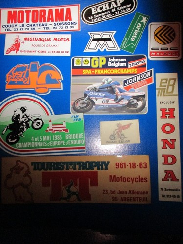 Autocollants moto enduro - autocollants,