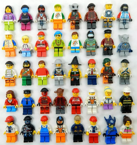 Lotto pack lego minifigure - 10,