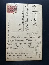 Vittore Grubicy de Dragon | Cartolina Milano-New York 1914 Per Arturo Toscanini