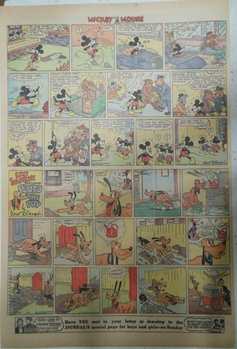 Topolino plutone sunday page - topolino,