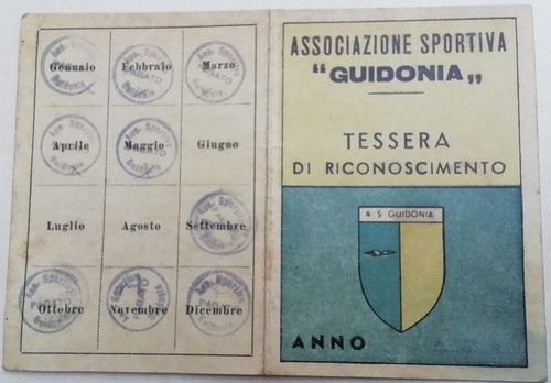 Tessera associazione sportiva - tessera,