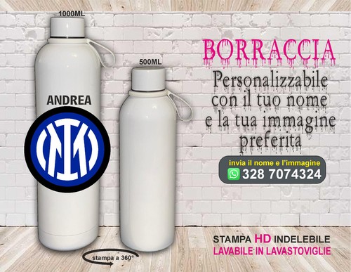 Borraccia alluminio - borraccia,