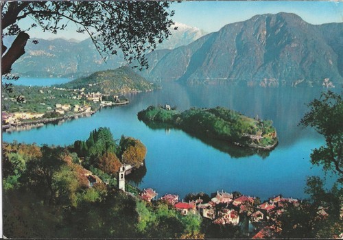 18707 postcard showing lago - 18707,