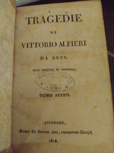 Tragedie vittorio alfieri - di,