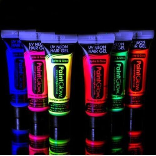 Glow neon gel capelli tubo - glow,