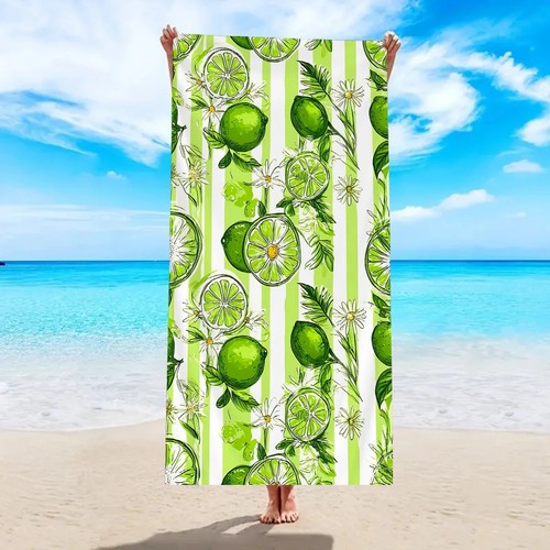 Telo mare con stampe frutta - telo,
