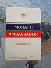 PACCHETTO SIGARETTE VUOTO OLD CIGARETTES PACKET EMPTY-  MURATTI  -SS