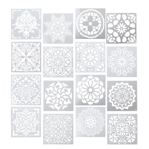 Pezzi mandala stencil fai - pezzi,